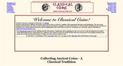 Desktop Screenshot of classicalcoins.com